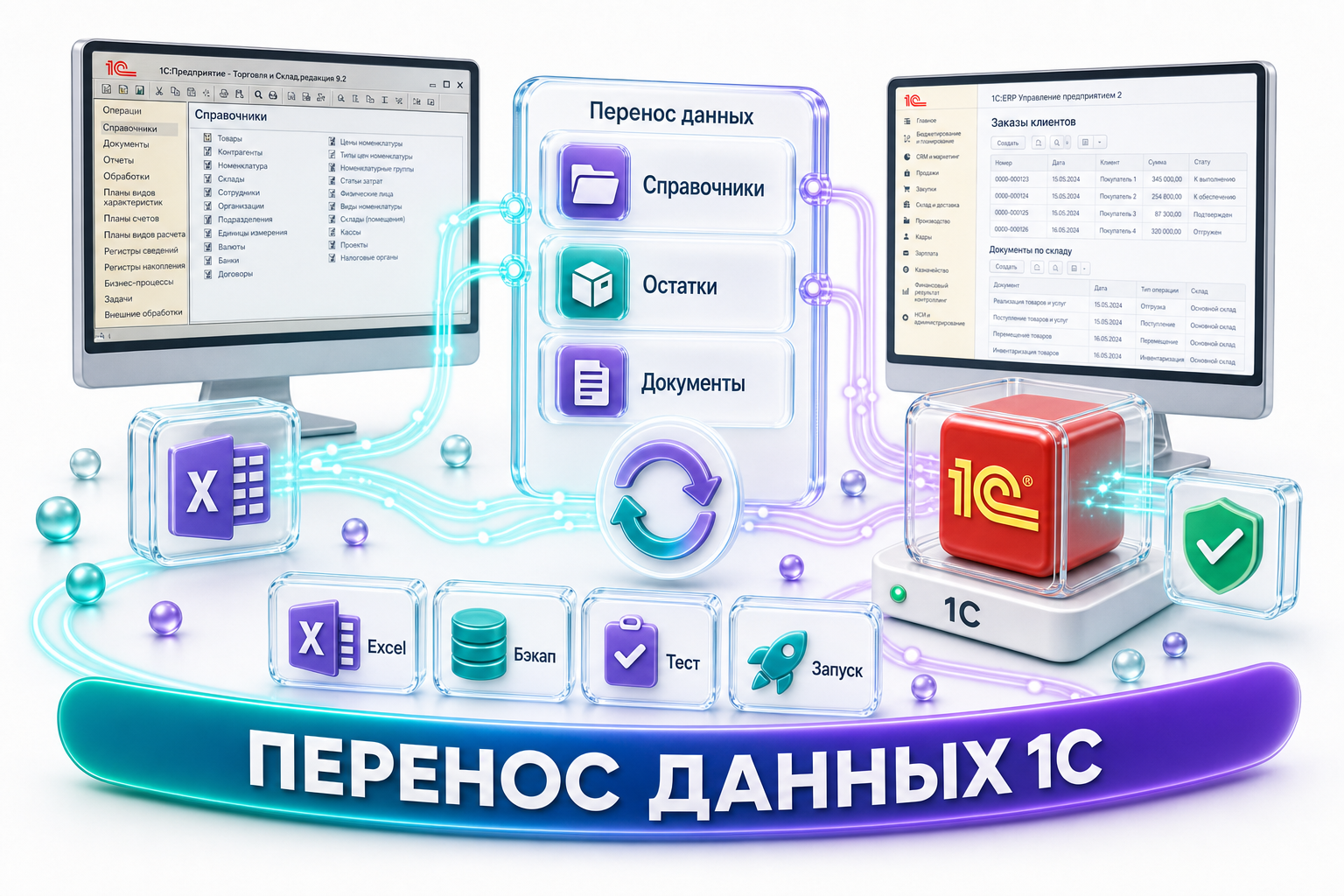 Перенос данных 1С