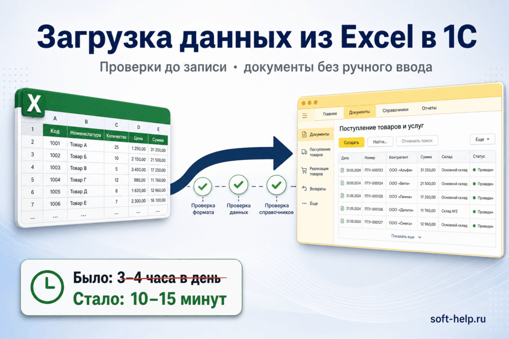 Загрузка данных внешней обработкой